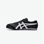 【8808】Onitsuka Tiger MEXICO 66™ yozgi erkaklar va ayollar retro qora sport poyabzali qora - 图片 3