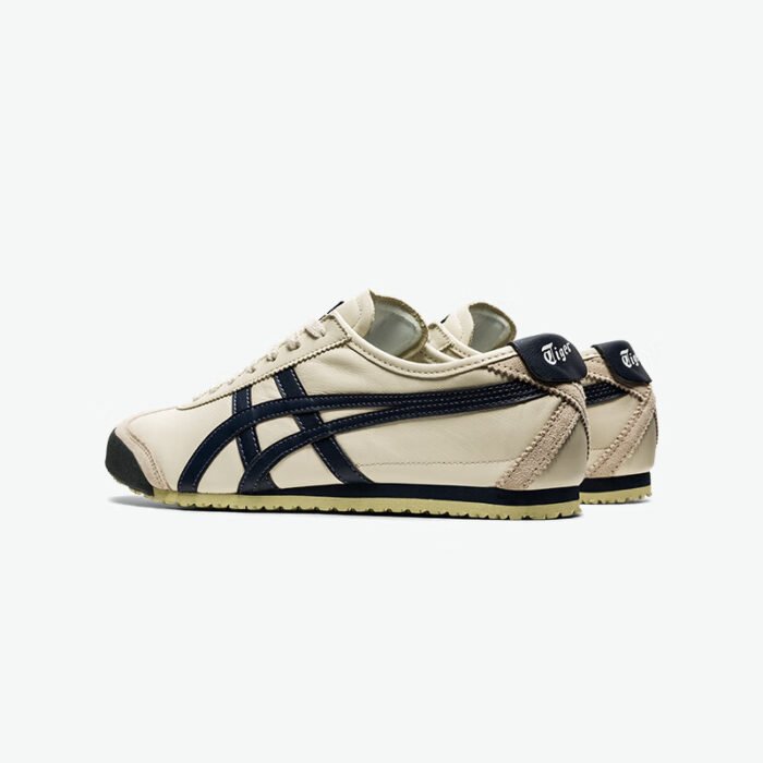 【8804】Onitsuka Tiger MEXICO 66™ yozgi retro erkaklar va ayollar sport poyafzallari bej/ko‘k - 图片 4