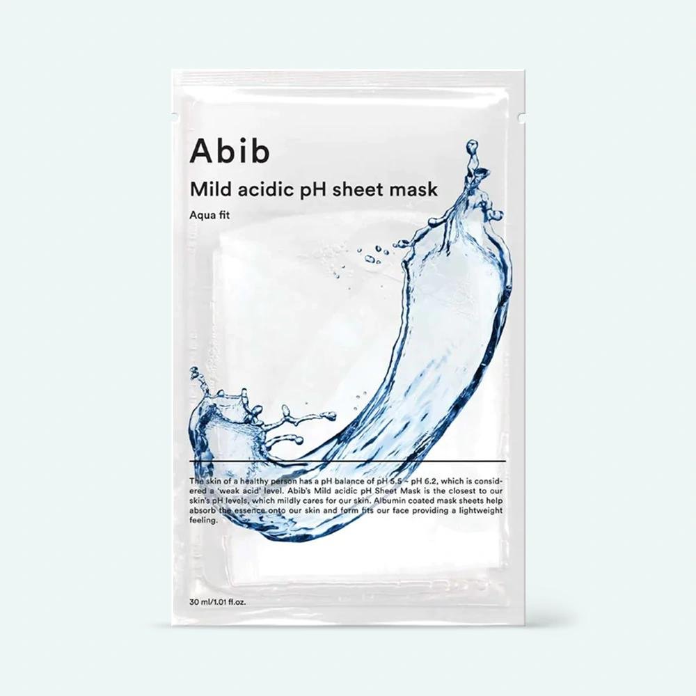 Abib_Mild-Acidic-pH-Sheet-Mask-Aqua-Fit(1) Abib Gialuronik Kislota Namlovchi Niqob - Image 1
